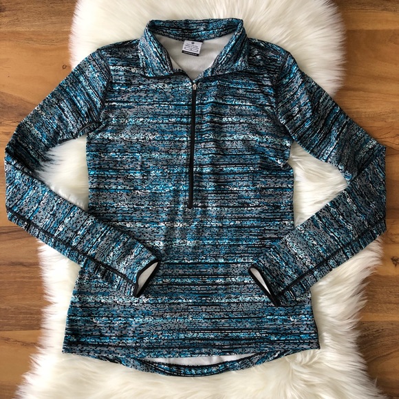 Nike Tops - Nike Pro DriFit Warm Static Half Zip Running Shirt